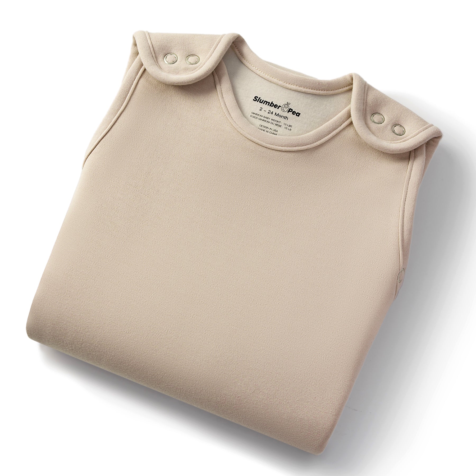 Australian Merino Wool Baby Sleep Bag - Passive Temperature Regulating | Oatmeal