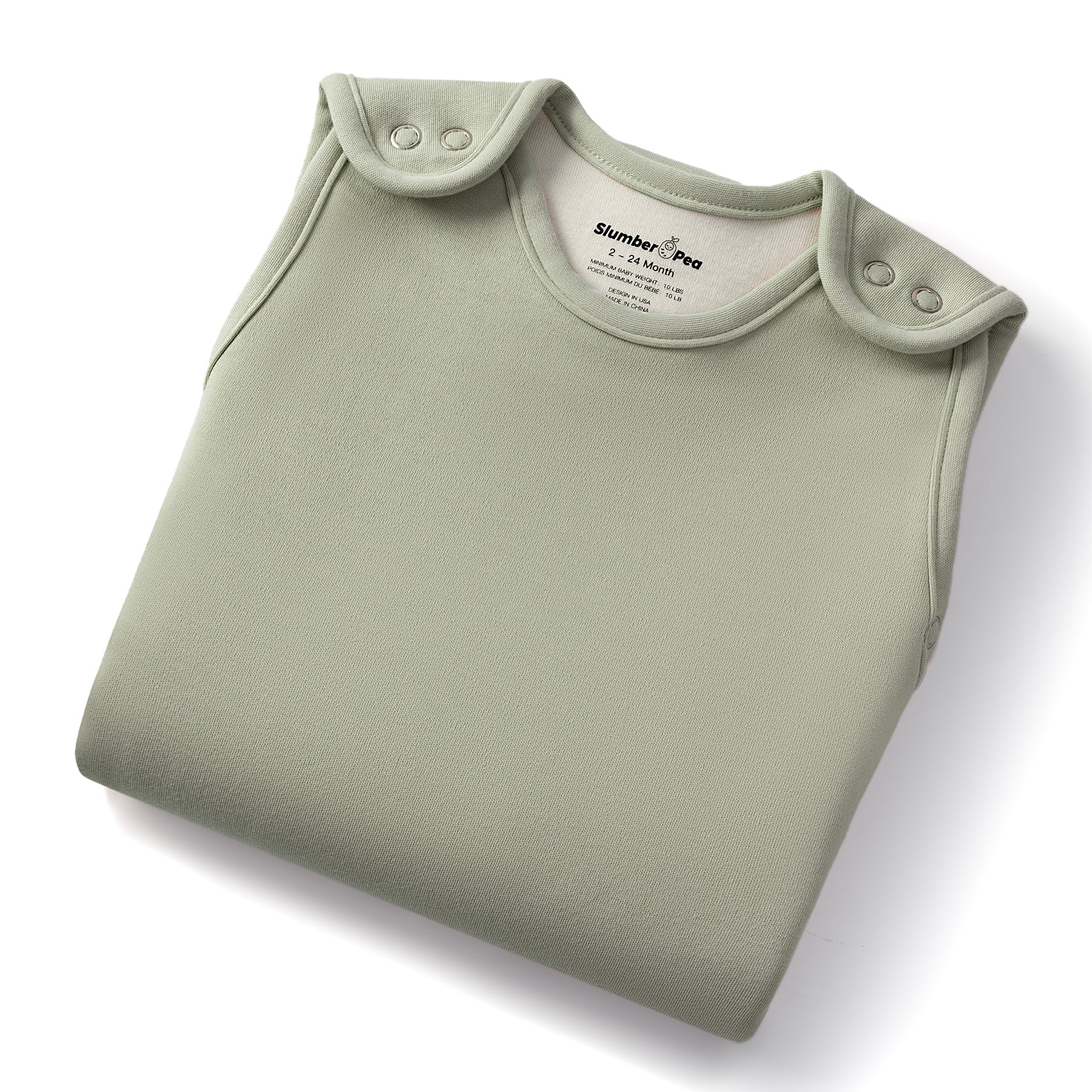 Australian Merino Wool Baby Sleep Bag - Passive Temperature Regulating | Sage